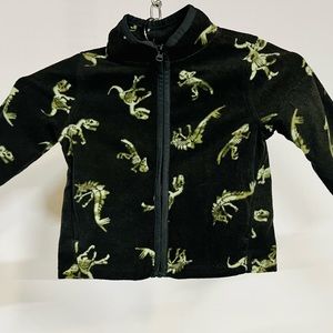 OshKosh B’gosh Toddler boys 18 months Dinosaurs full zip fleece.